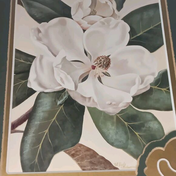 VTG Afternoon Magnolia Print By Waltraud Fuchs von Schwarzbek Matted & Framed - Picture 11 of 16
